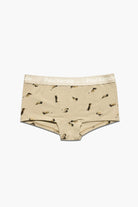 X Doğa Derneği - Desenli Kadın Boyshort Külot - Alaca Sansar - 0