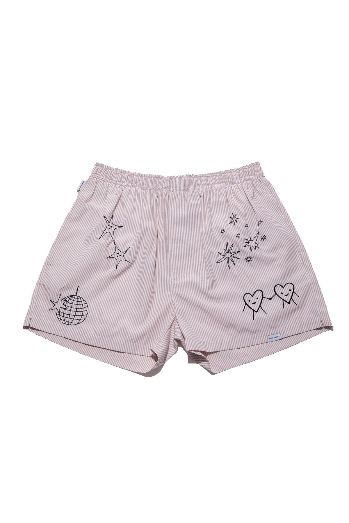 Chill Space Collection Nakışlı Erkek Ev Şort Sandy - 0