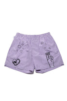 Chill Space Collection Nakışlı Erkek Ev Şort Lilac - 0