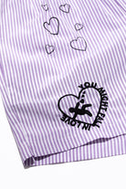 Chill Space Collection Nakışlı Erkek Ev Şort Lilac - 4
