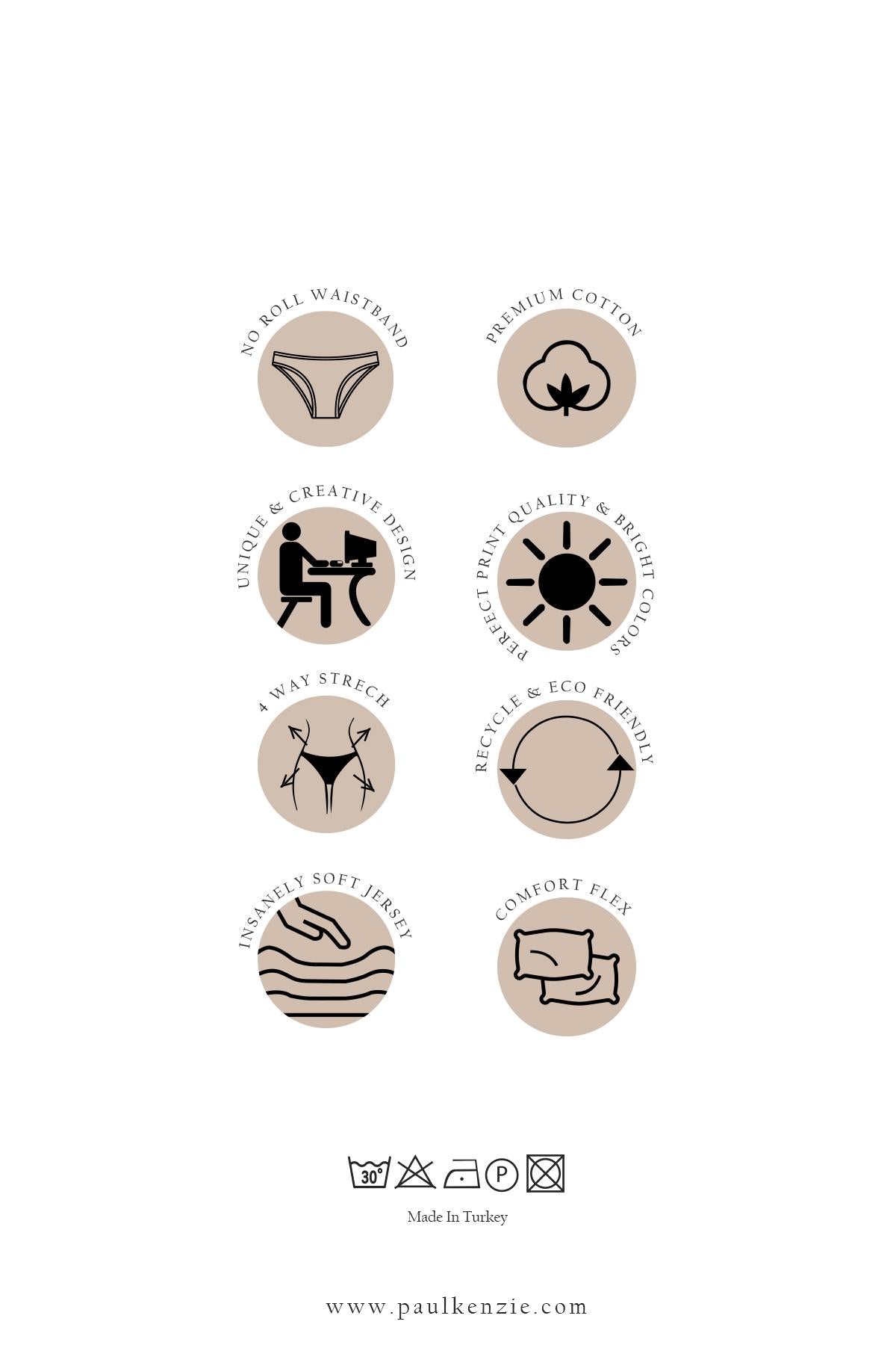 Unique Effect Desenli Kadın Slip Külot Penguin - 2