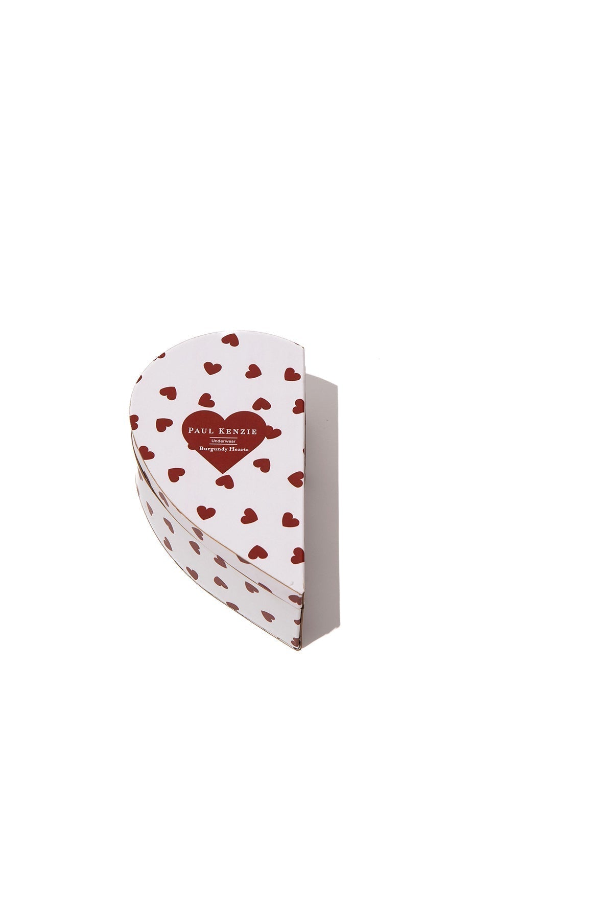 Valentine Collection Erkek Boxer Burgundy Hearts - 1