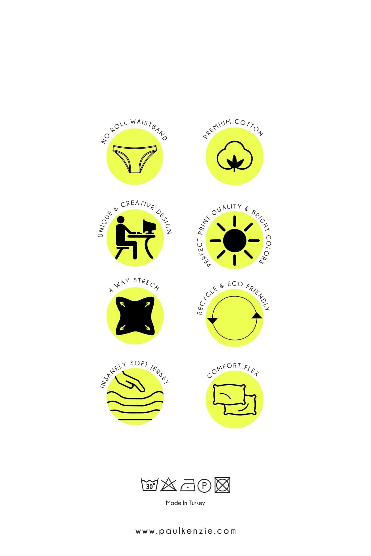 Desenli Kadın Cheeky Külot – Unique Effect – Love Bunny - 1