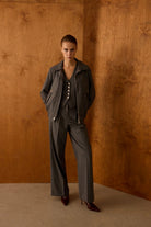 Gri Klasik Pantolon - 4