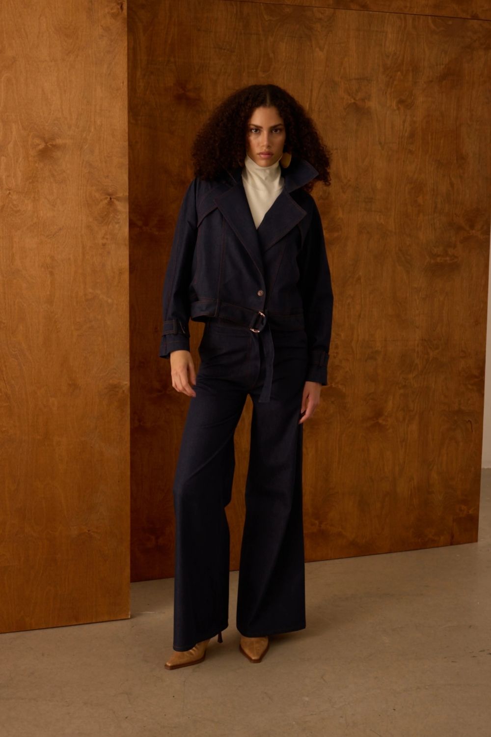 Lacivert Denim Pantolon - 9