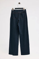Lacivert Yüksek Bel Denim Pantolon - 6