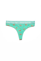 Desenli Kadın String Külot – Eco Characters – Elephantastic - 0