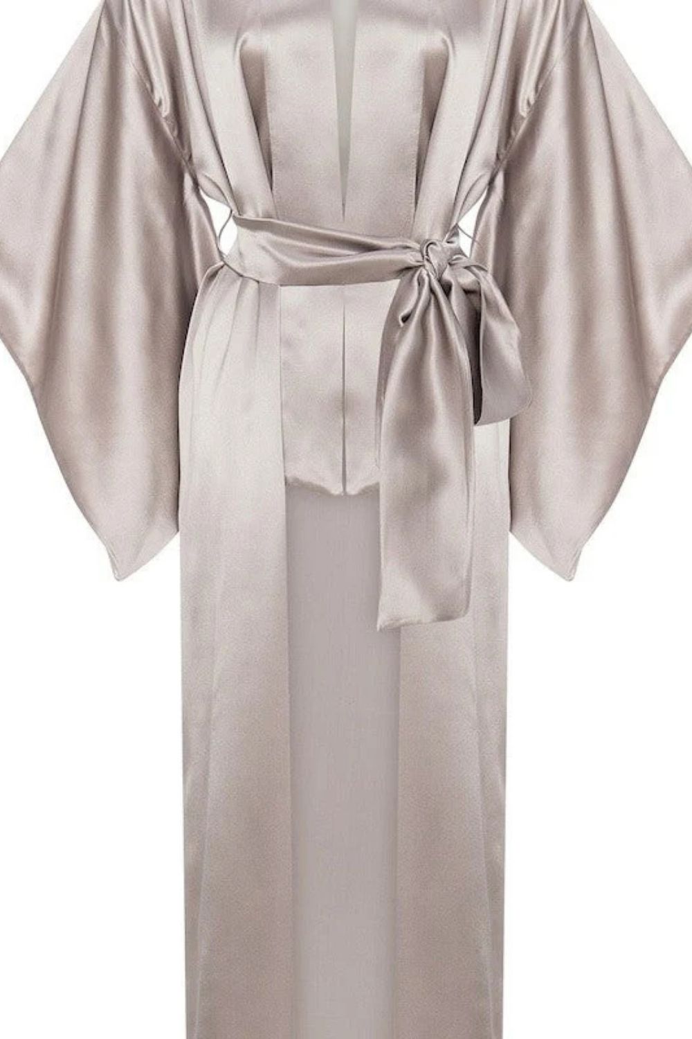 Shangay Silk Kimono Gray - 2