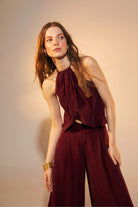 Mui Modal Pantolon Red Plum - 2