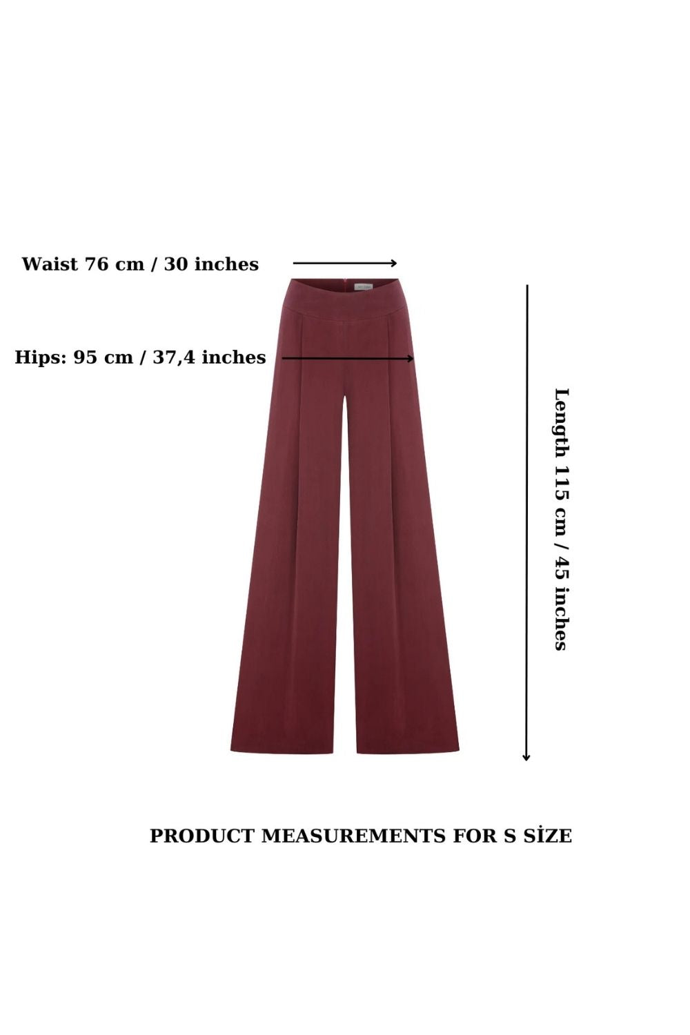 Mui Modal Pantolon Red Plum - 5
