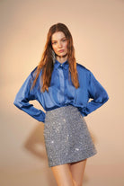 Ravenna Saten Gömlek French Blue - 0