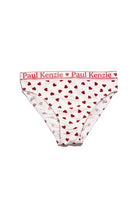 Valentine Collection Kadın Slip Külot Burgundy Hearts - 0