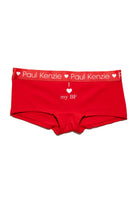 Valentine Collection Kadın Boyshort Külot I Love My Gf/Bf - 0