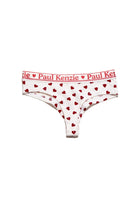 Valentine Collection Kadın Cheeky Külot Burgundy Hearts - 0