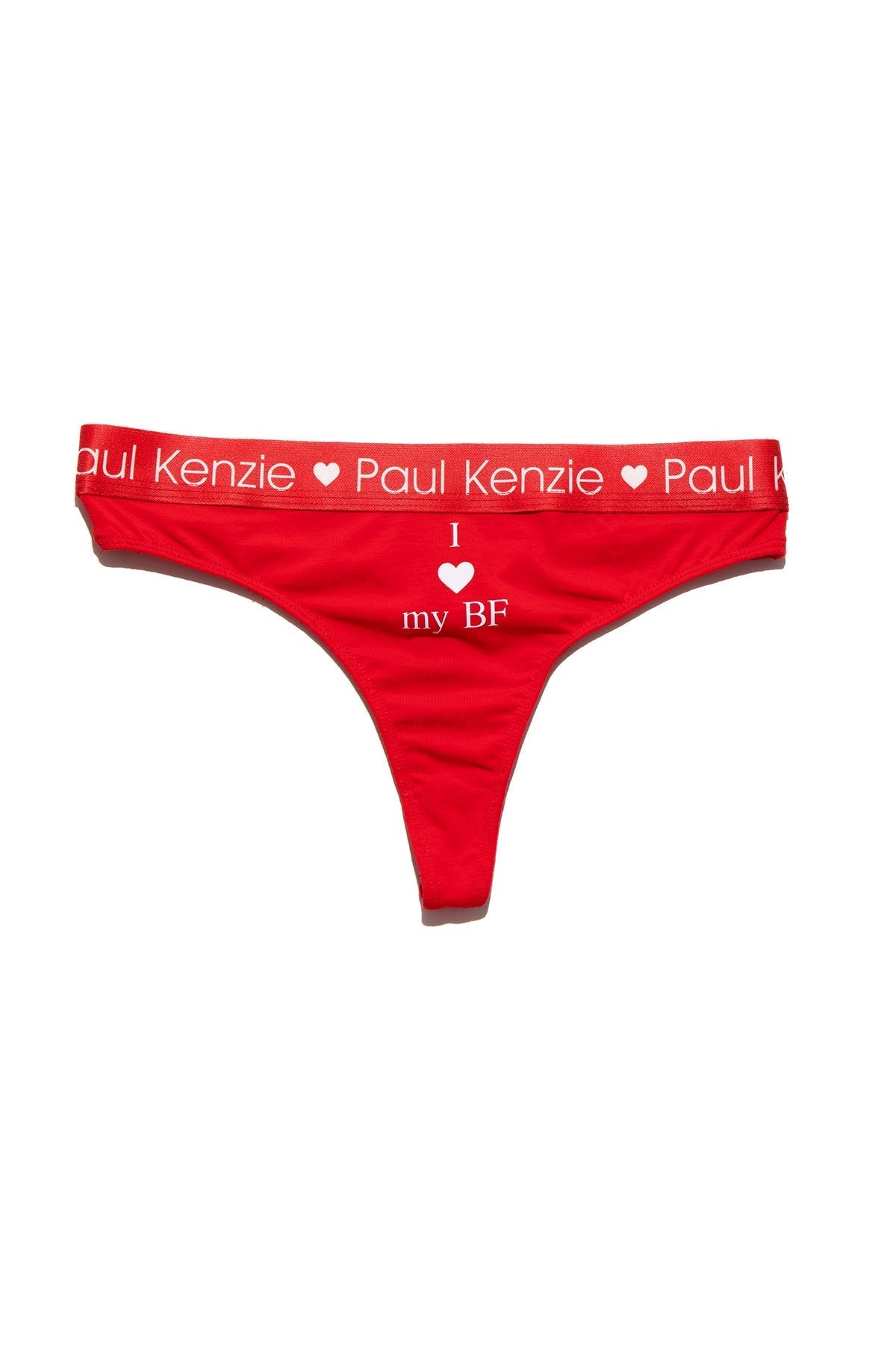 Valentine Collection Kadın String Külot I Love My Gf/Bf - 0