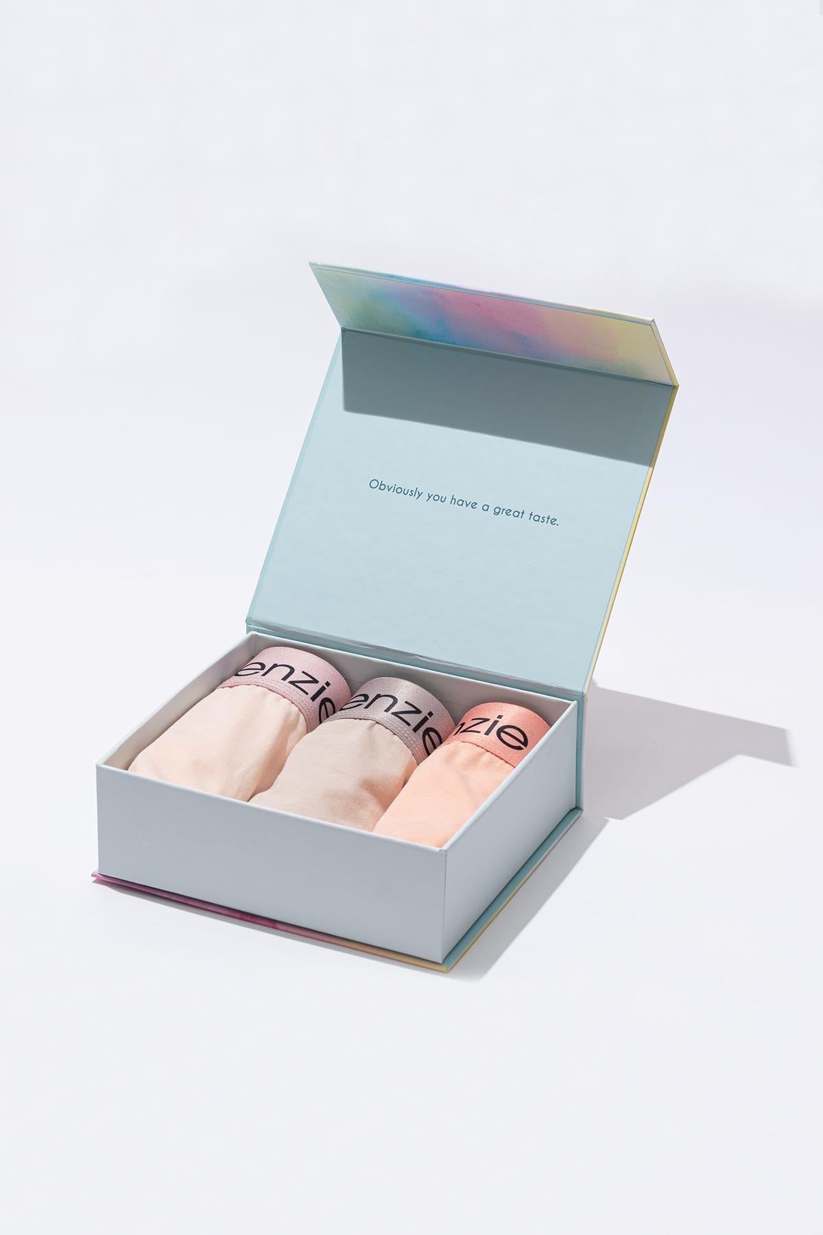 Comfort Flex 3'lü Erkek Boxer Rainbow Nude - 1
