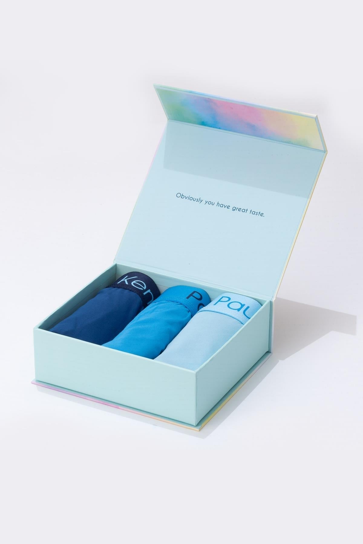 3'lü Erkek Boxer - Rainbow 4 - 1