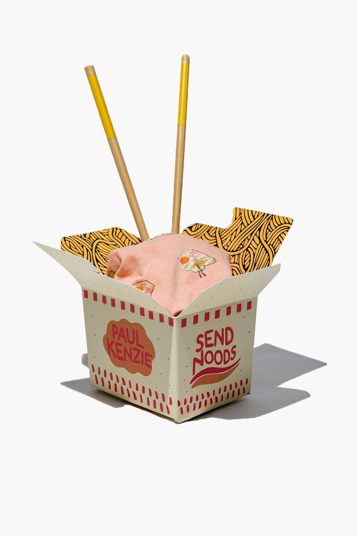 Desenli Kadın String Külot - Noodle - 2