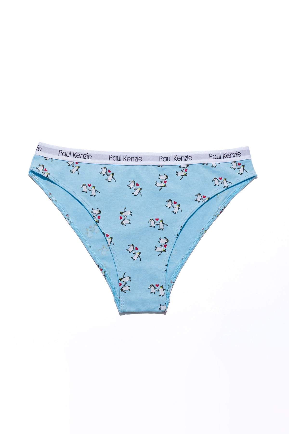 Couple Collection Desenli Kadın Slip Külot, Penguin Love - 0