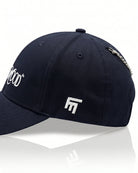 Unisex Nakışlı Çelik FM Madalyon Detaylı Cap - Lacivert - 2