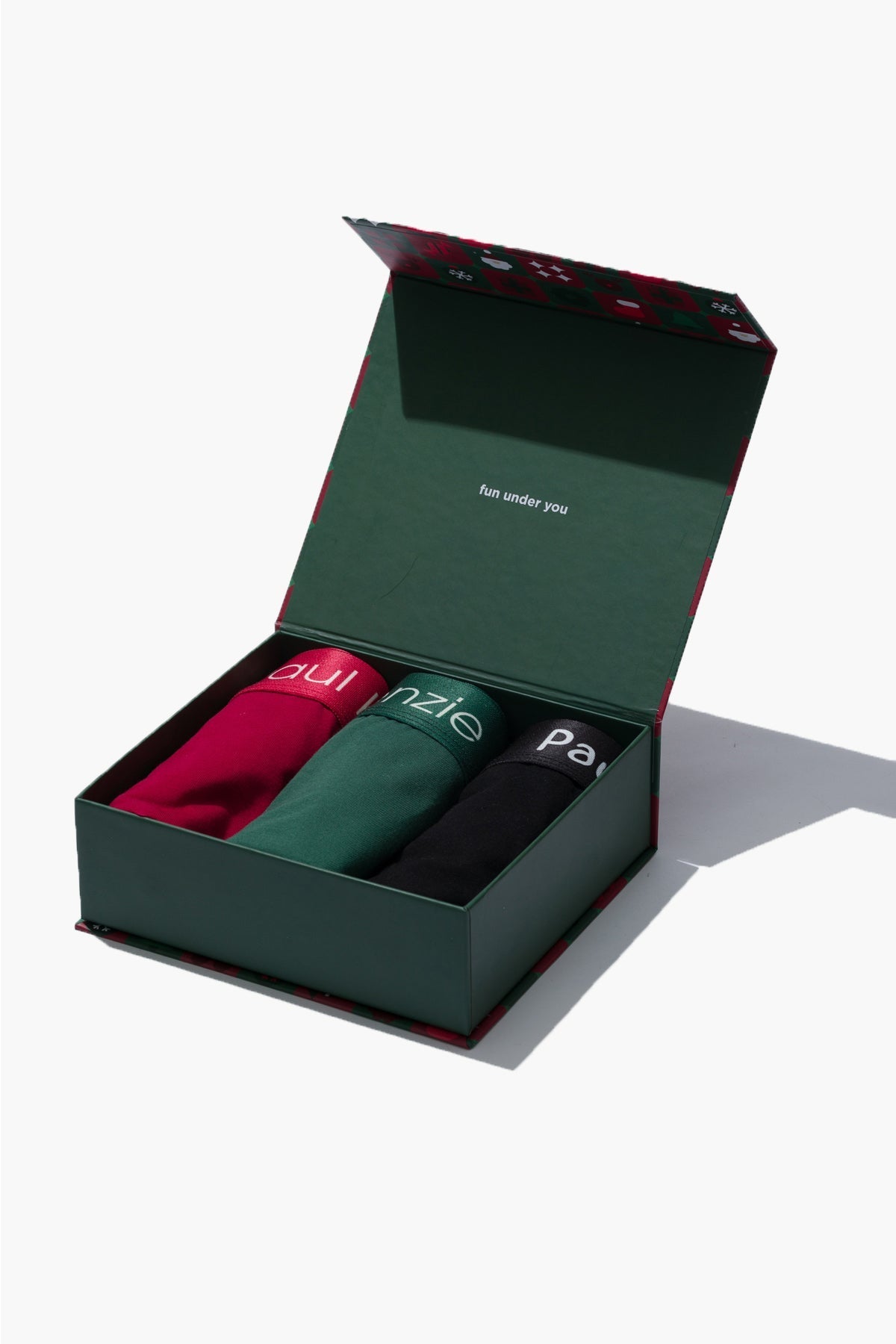 Christmas Collection 3'lü Erkek Slip Külot Holly - 0