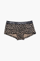 Desenli Kadın Boyshort Külot Leopard - 0