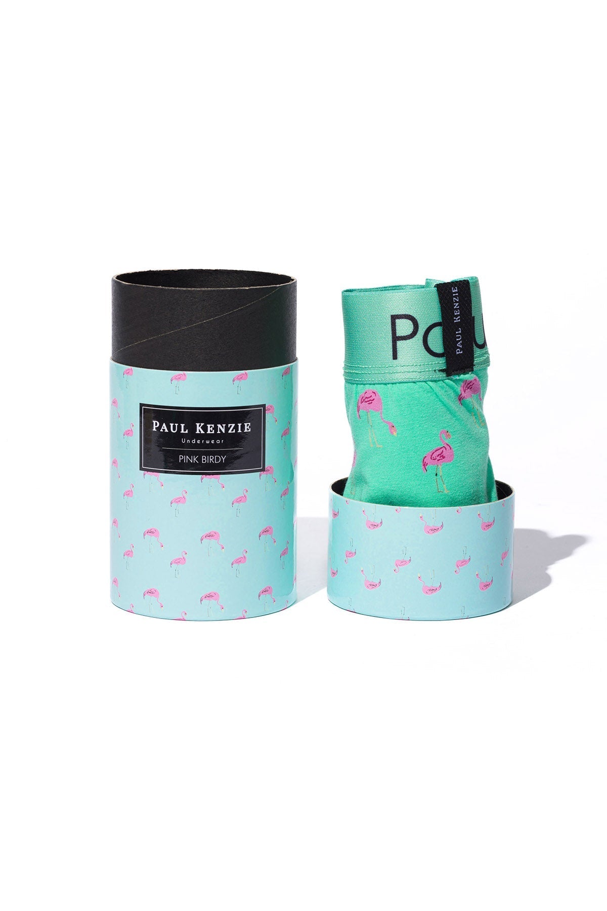 Couple Collection Desenli Erkek Boxer, Pink Birdy - 1