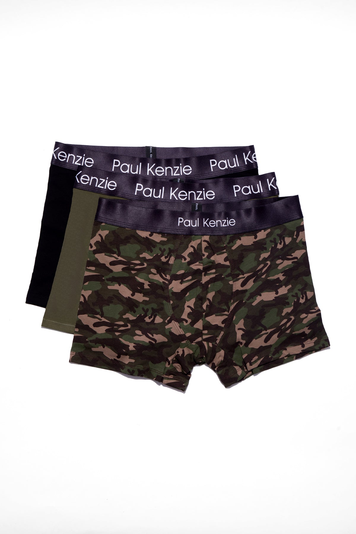 3'lü Erkek Boxer, Camo - 0