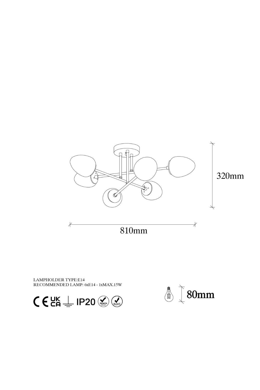Onyxara 10400 Cam Plafonyer Aydınlatma - 6