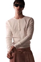 Bisiklet Yaka Patlı Kaşkorse Sweatshirt - 1