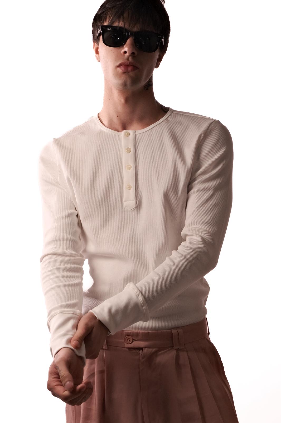 Bisiklet Yaka Patlı Kaşkorse Sweatshirt - 8