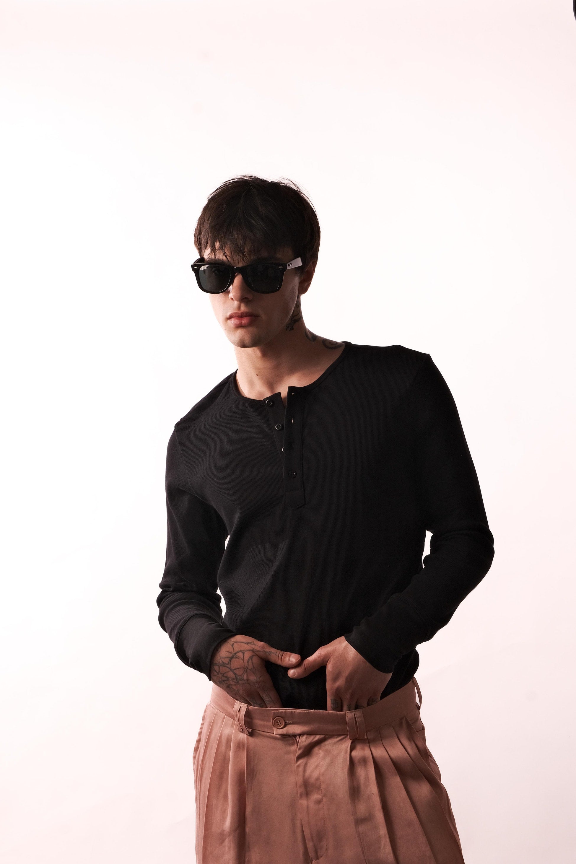 Bisiklet Yaka Patlı Kaşkorse Sweatshirt - 10
