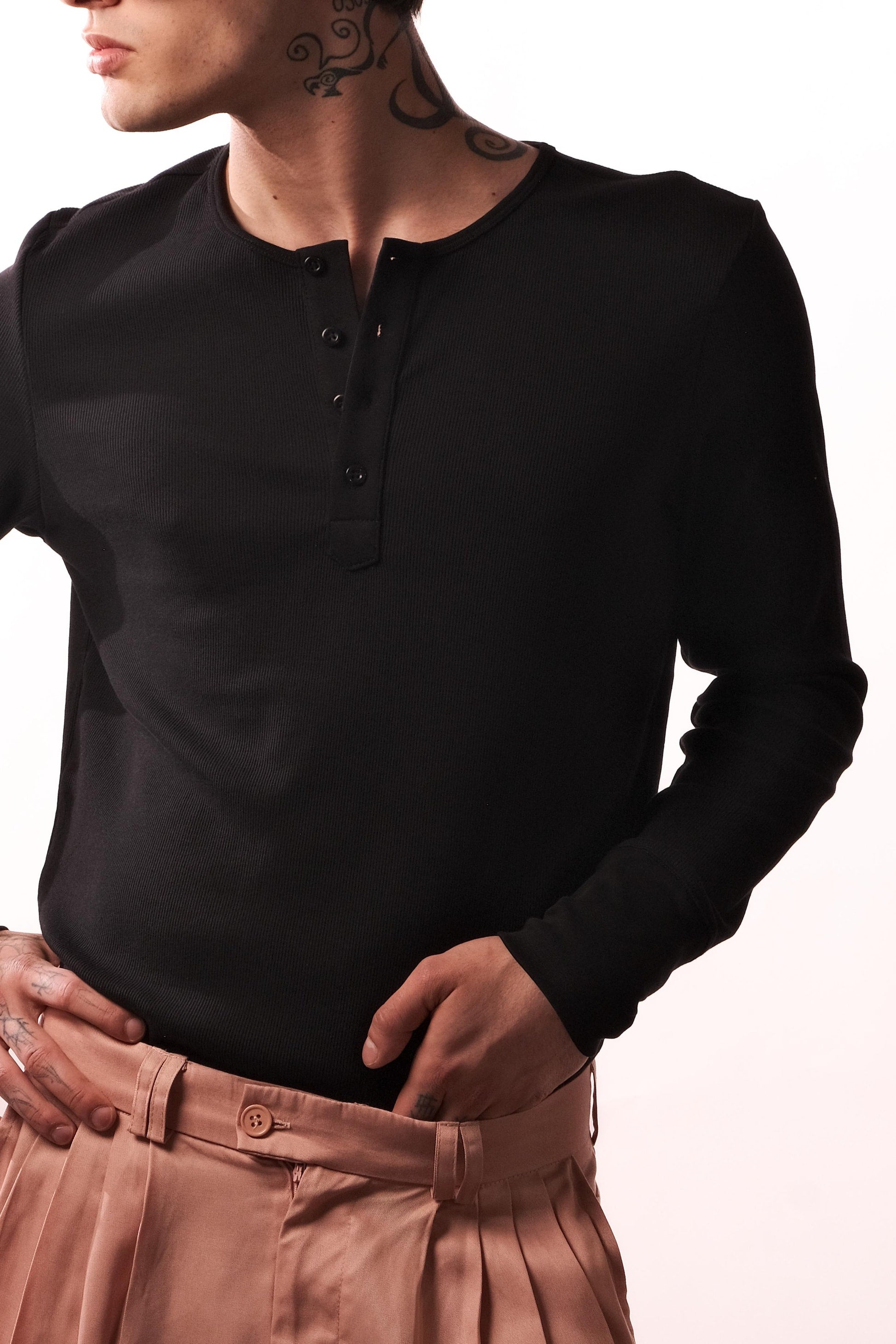 Bisiklet Yaka Patlı Kaşkorse Sweatshirt - 11