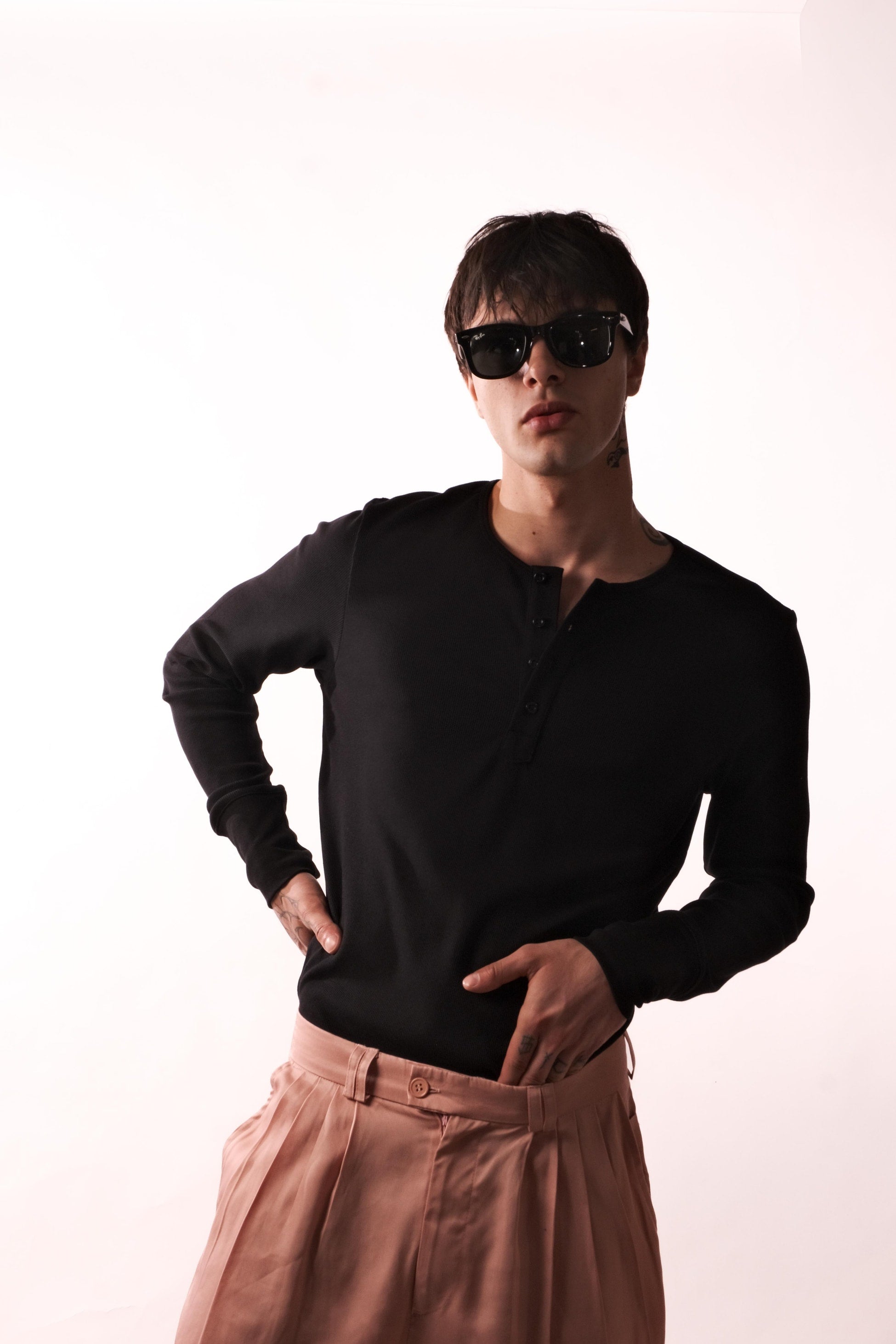 Bisiklet Yaka Patlı Kaşkorse Sweatshirt - 13