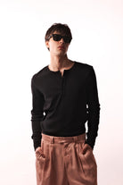 Bisiklet Yaka Patlı Kaşkorse Sweatshirt - 16