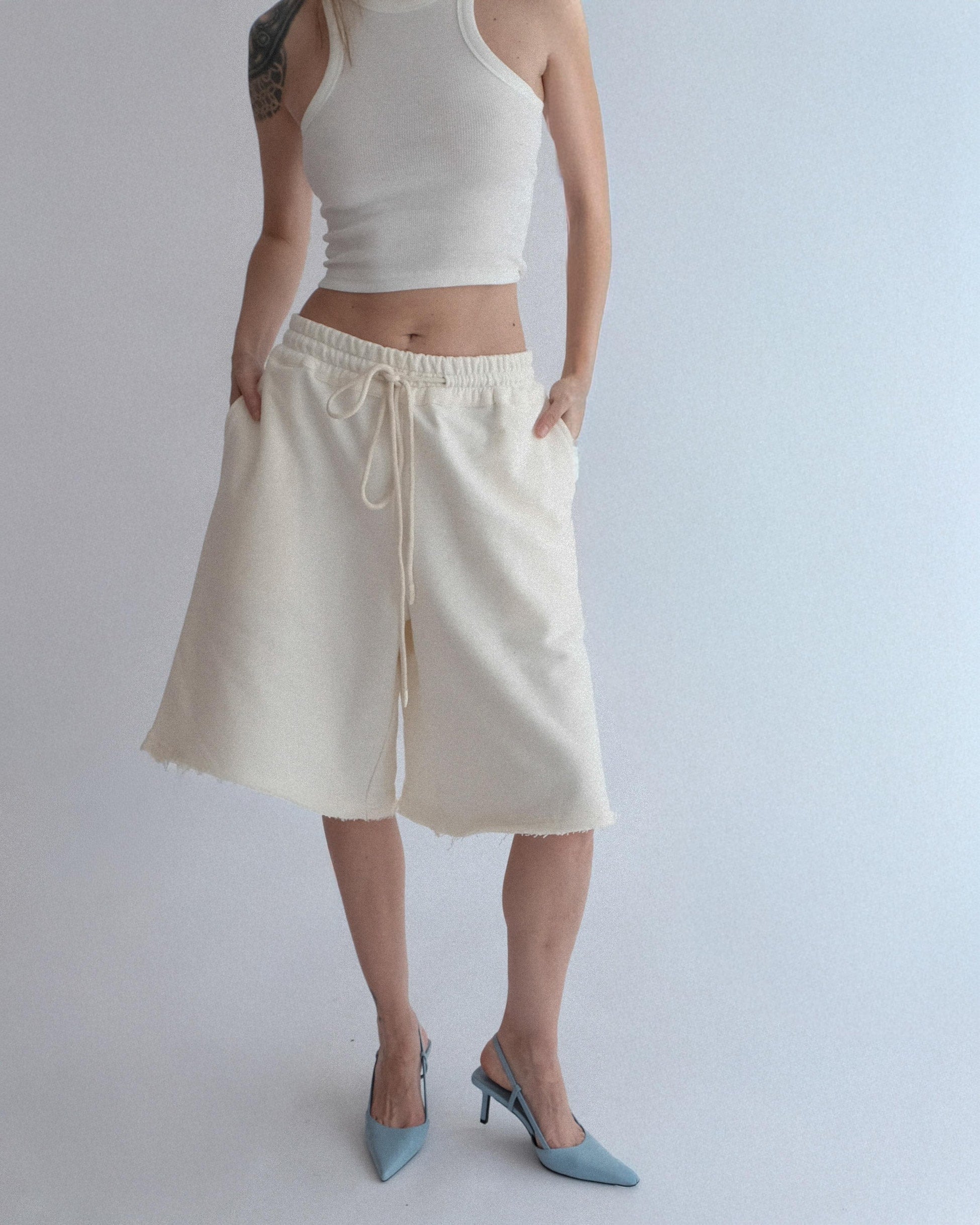 Jasper Fırçalı Penye Relaxed Fit Şort - 7
