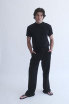 Alvin Siyah Basic T-Shirt - 2