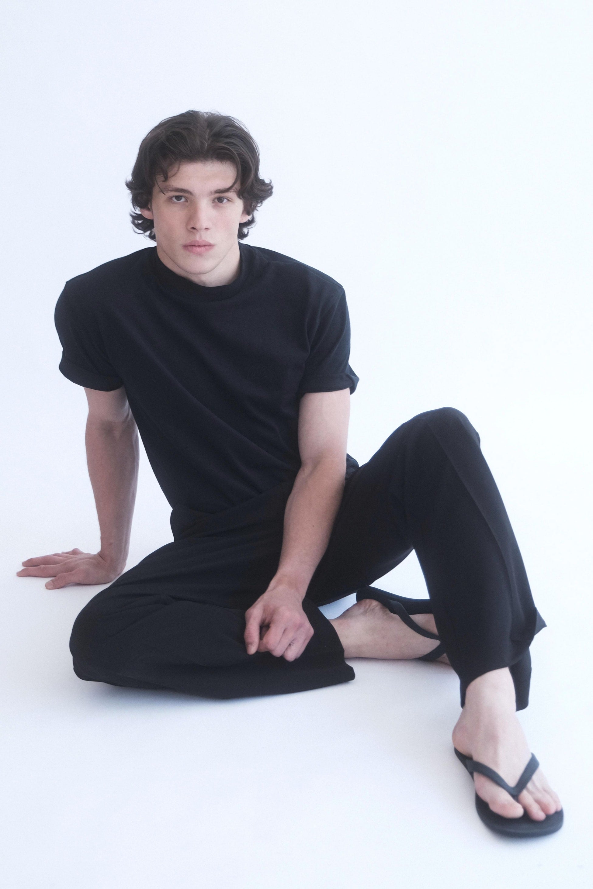 Alvin Siyah Basic T-Shirt - 3