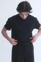 Alvin Siyah Basic T-Shirt - 4