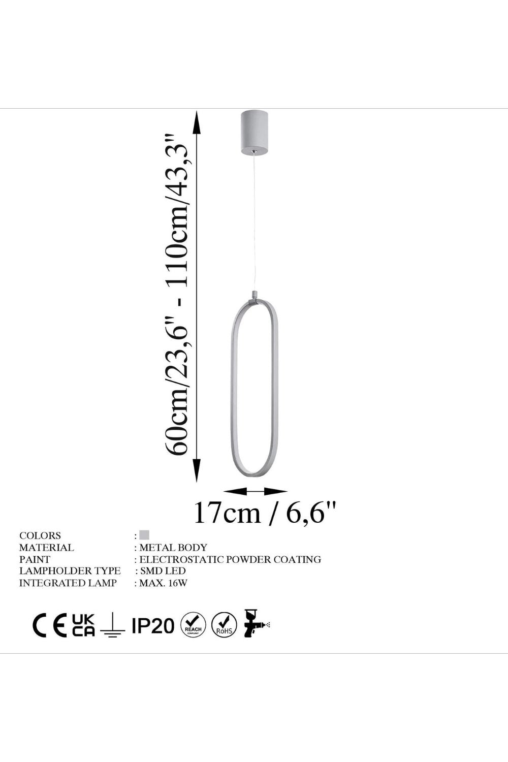 Falcona 13562 Led Sarkıt Aydınlatma - 5