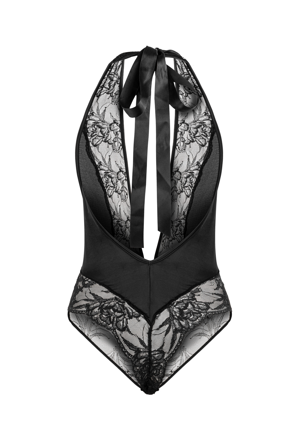 Noir Lace Bodysuit - 1