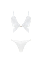 Mercy İpek ve Dantel Detaylı Bralet ve Tanga Seti - 0