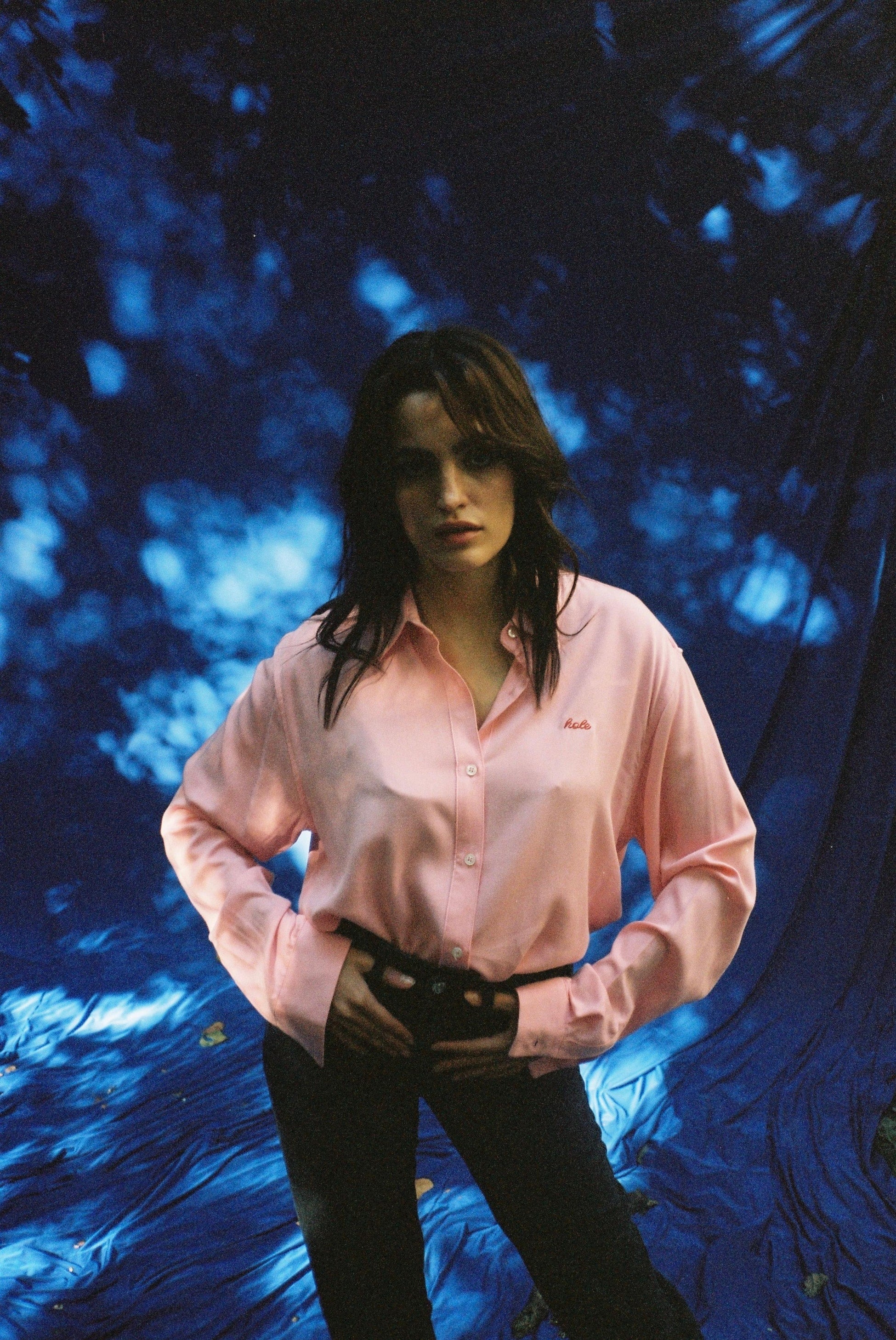 Emily Nakış Detay Pembe Gömlek - 3