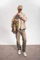 Erkek Relaxed Fit Linen Shirt - Bej - 2