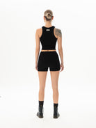 Kaşkorse Siyah Crop Top - 2