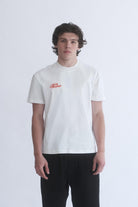 Gögüs Nakış Detay Fit Kalıp Ekru T-Shirt - 0