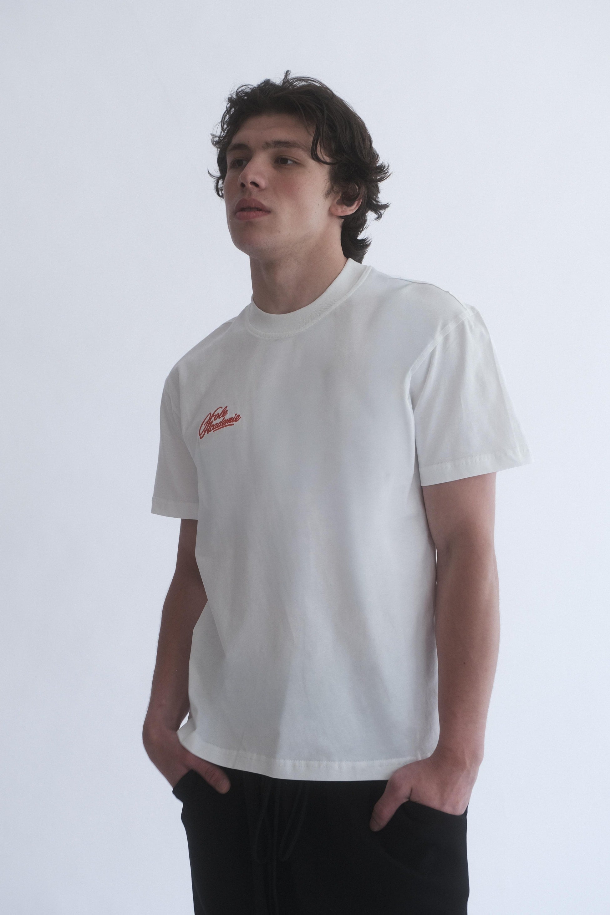 Gögüs Nakış Detay Fit Kalıp Ekru T-Shirt - 3