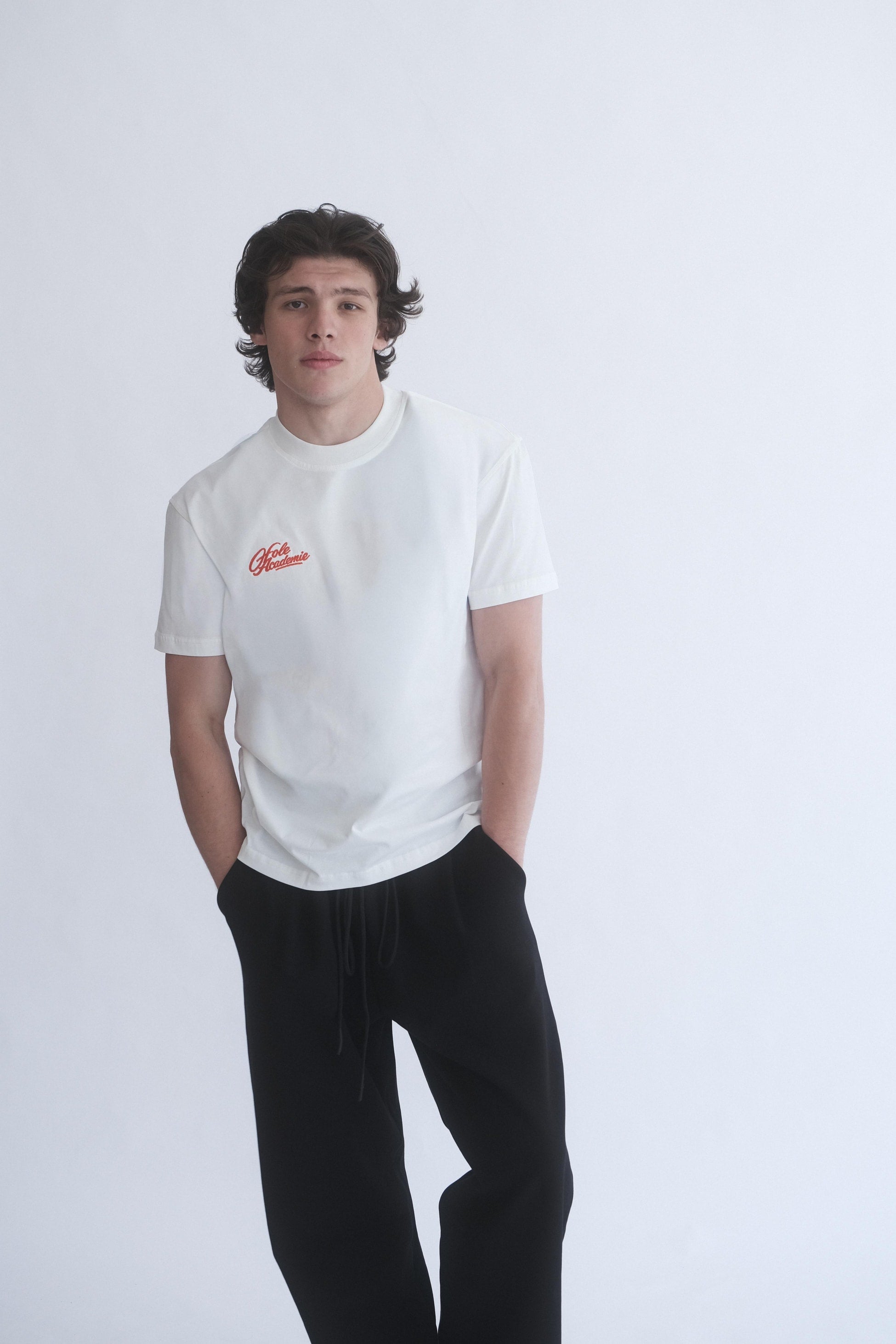 Gögüs Nakış Detay Fit Kalıp Ekru T-Shirt - 4