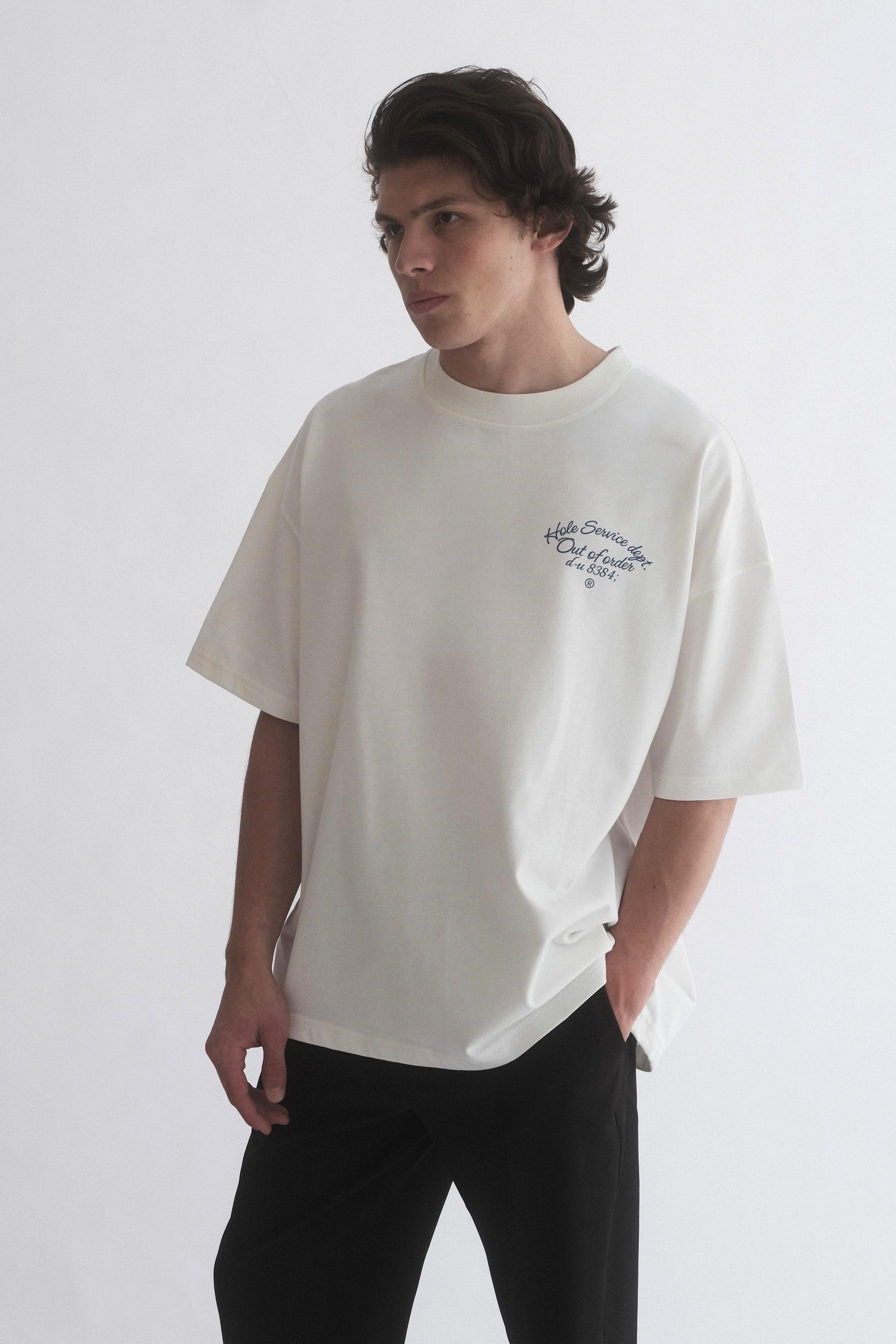 Hole Service Dept. Oversize T-Shirt - 1