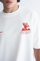 Hole Service Satellite Baskılı Oversize T-Shirt - 5